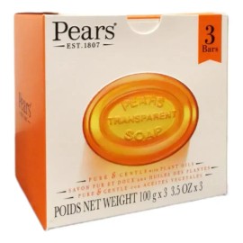 Jabon Pears Anti Acne Dermatológico Hipoalergénico Piel De Seda. pack de 3