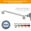 2 Pack Shower Grab Bar with Knurled Anti-Slip Grip 18