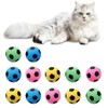Andiker 12 PCS Cat Soccer Ball Toys, Soft Latex Noise-Free