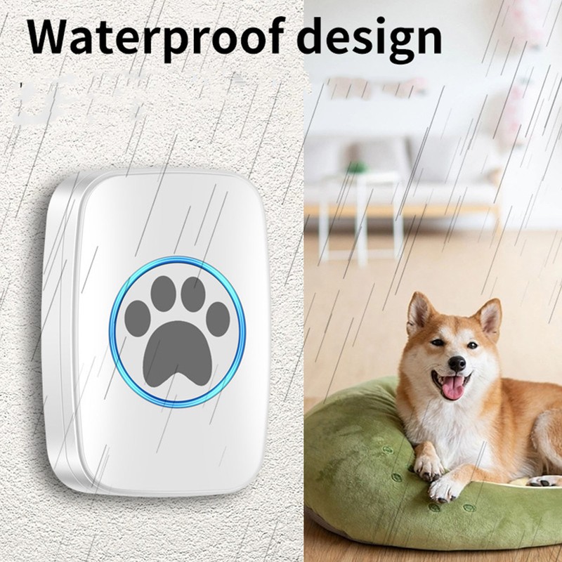 Smart Dog Door Bell Portable Intelligent Sensing Wireless Dog Doorbell