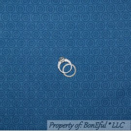 Riley Blake Designs BonEful Fabric FQ Cotton Quilt Flannel Blue Navy Hunt Boy Polka Dot Stripe Cabin