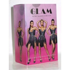 Kim Kardashian KK Kim Kardashian GLAM Eau De Parfum for Women 1.0 oz / 30ml EDP NIB Sealed