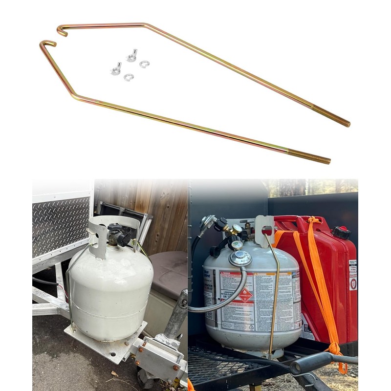 ONYUOKU 20 lb Propane Tank Holder Bracket Kit for RV