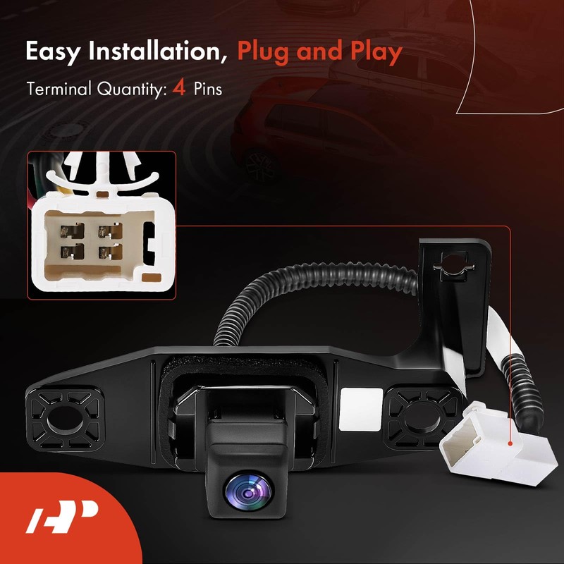 A-Premium Park Assist Camera Rear View Backup Reverse Camera Compatible