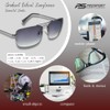 proSPORT Bifocal Sunglass Reader for Men Women Square Aviator Pack