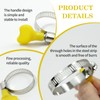 16-Piece Adjustable Stainless Steel Hose Clips Clamp 4Sizes 16/25/32/44mm with