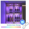 MYPLUS Under Cabinet Lighting Kit, RGB Puck Lights with Remote