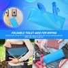 Jhua Foldable Butt Wiper Tool for Women Men Toilet Aids