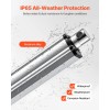 IP65 Waterproof 12V Linear Actuator with 6 Inch Mounting Brackets