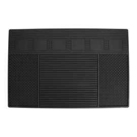 Barber Organizer Mat Flexible Station Mat, Salon Barbershop Work Station Pads Clipper Counter Mat, Silicone Barber Organizer Mat Salon Barber Shop Work Table Mat for Clippers Hair