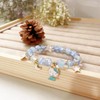 NIQIPOK Crystal Bead Bracelet Cute Cartoon Kawaii Elastic Beaded Bracelets