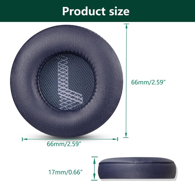 Replacement Ear Pads Compatible with JBL Live 400BT Blue