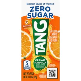 TANG ON THE GO SINGLES DRINK POWDER MIX ORANGE 6 CT
