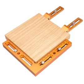 CNC Workpiece Positioning Fixture, CNC Vise/CNC Clamps for T-Slot & Perforated Tables - Woodworking Fixture with Repeatable Positioning Side Clamping, CNC Machining, Engraving, and DIY Projects