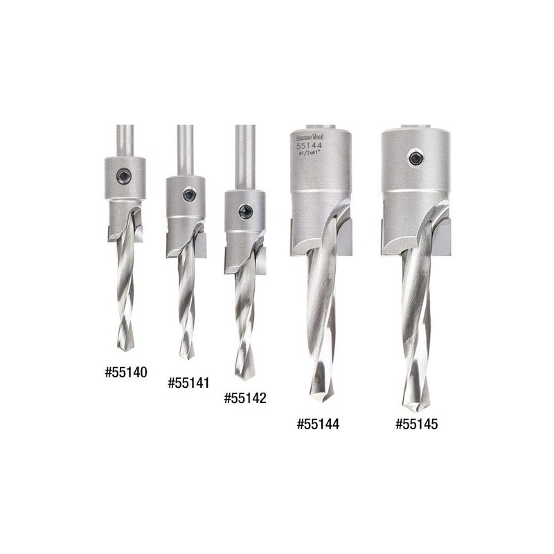 Amana Tool 55141 Carbide Tipped Shankless Counterbore with Slow Spiral