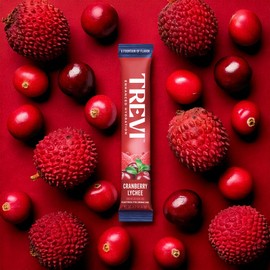 TREVI™ Sugar Free Electrolytes - Drink Mix Hydration Powder Packets - 28 Count - Cranberry Lychee