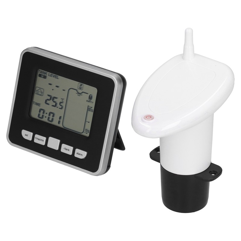 Water Tank Level Meter Ultrasonic Digital Display Depth Gauge Sensor