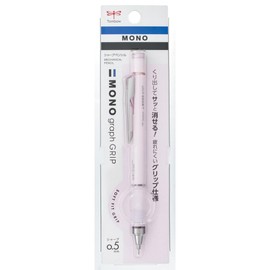 Tombow Mechanical Pencil, 0.5mm, MONO Monograph Grip (Soft Fit Grip for Anti-Fatigue), Purple DPA-151D