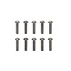Tamiya 51630-000 RC Spare Parts No. 1630 SP.1630 0.1 inches (3 x 12 mm) Steel Hex Round Screws, 10 Pieces