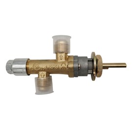 METER STAR Propane fire pit/fireplace flame failure safety valve with inlet and outlet 3/8” flare thread/flame failure device valve