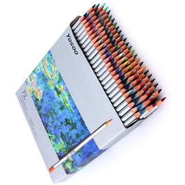 Yosoo 72-color Professional Art Drawing Pencils/Colored Pencils for Artist Sketch, Set of 72 Assorted Colors