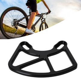 Chain Guard, Aluminum Alloy Bash Guard Chain Stay Frame Guard Protect for ISCG05 ISCG 03 22T‑46T Chainrings Mountain (Black)