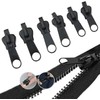 Fix Zippers | 6 Removable Zipper Repair Reusable, Convenient Head