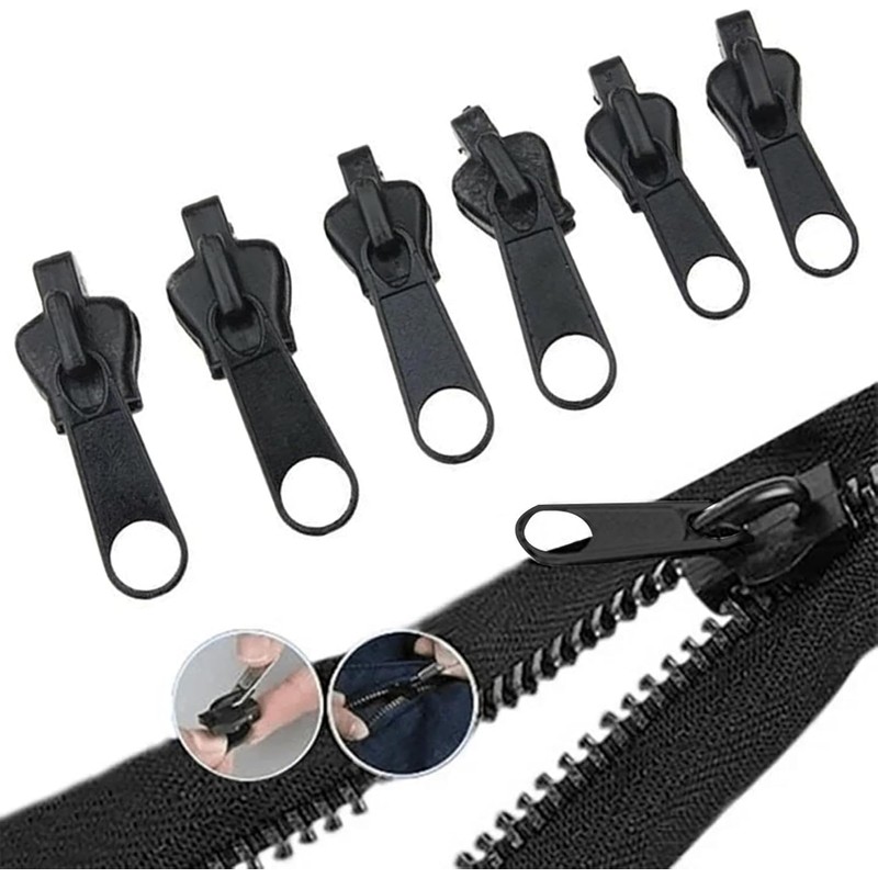 Fix Zippers | 6 Removable Zipper Repair Reusable, Convenient Head
