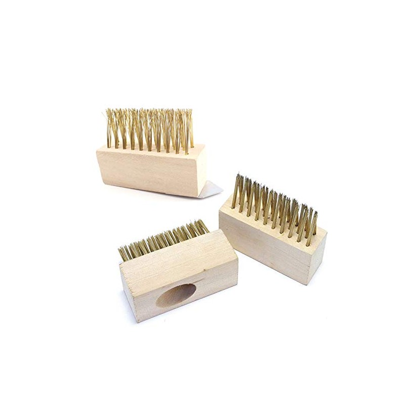 SENRISE Patio Weed Wire Brush Broom for Cleaning Block Paving/Patios