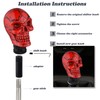 Padaodao Skull Gear Knob Shift Grip Handle Lever Stick Shifter