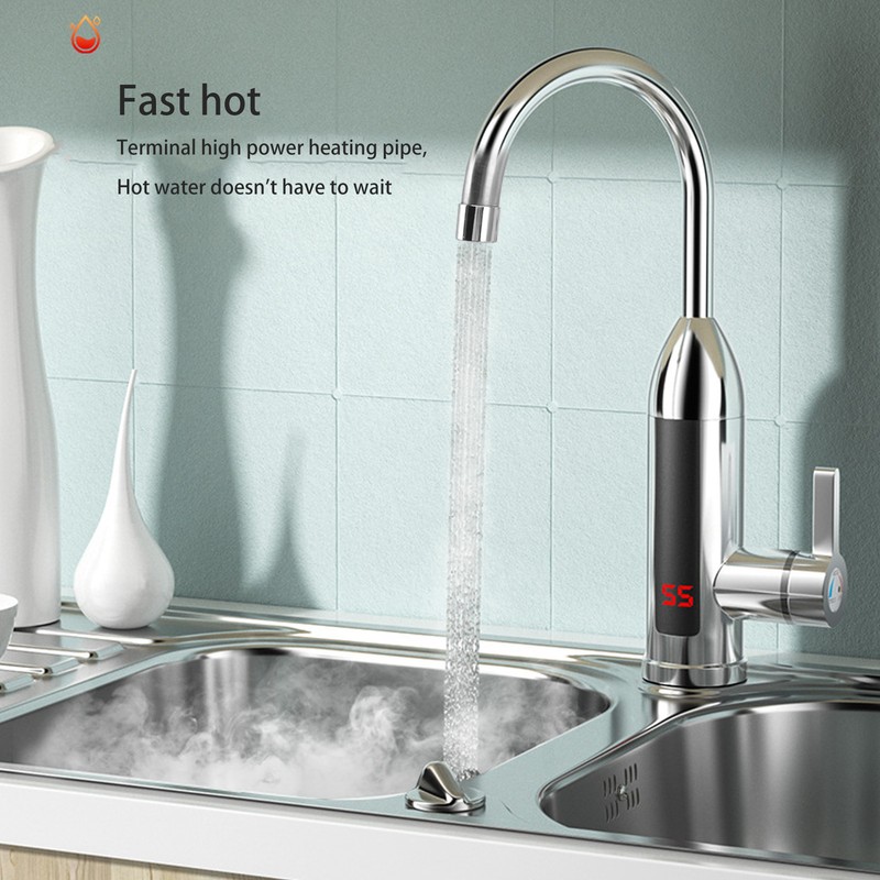 Heating Water Faucet Heaters Stainless Steel Kitchen Electric Heating Water