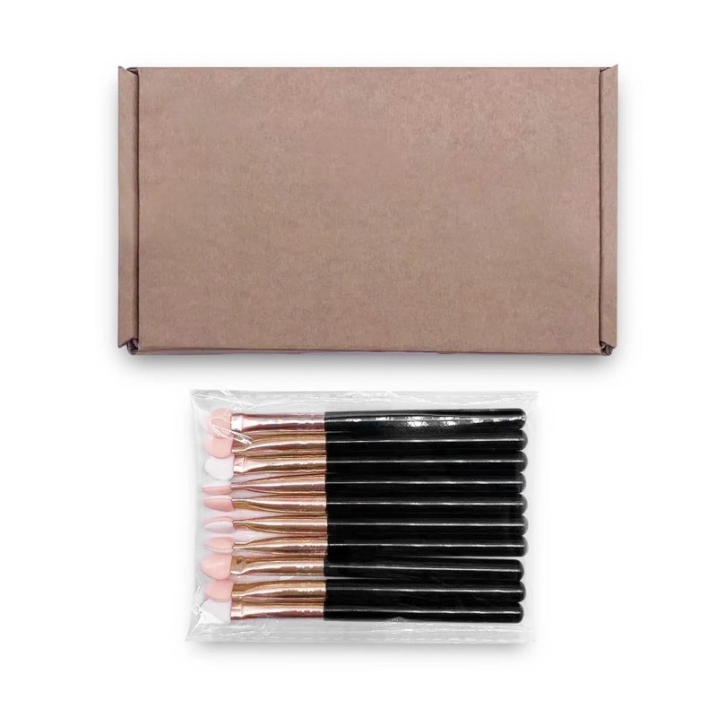 Makeup Brushes Set for Women Professional,U<wbr/>orPoto 10Pcs Sponge Black