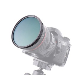 Fotga 46mm Ultra Slim Multi-Coating MC Fader Variable Neutral Density ND Lens Filter ND2 to ND8 ND16 ND32 ND64 ND400 Position Lock Optical Glass Aluminum Matt Frame No X-Cross