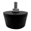 4Pcs Air Compressor Rubber Feet,No Oil Machine Shock-Absorbing Foot Pads,Black(M8