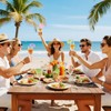 JOFONY Drink Umbrellas,150PCS Cocktail Umbrellas 5 Styles Drink Umbrella Cocktail