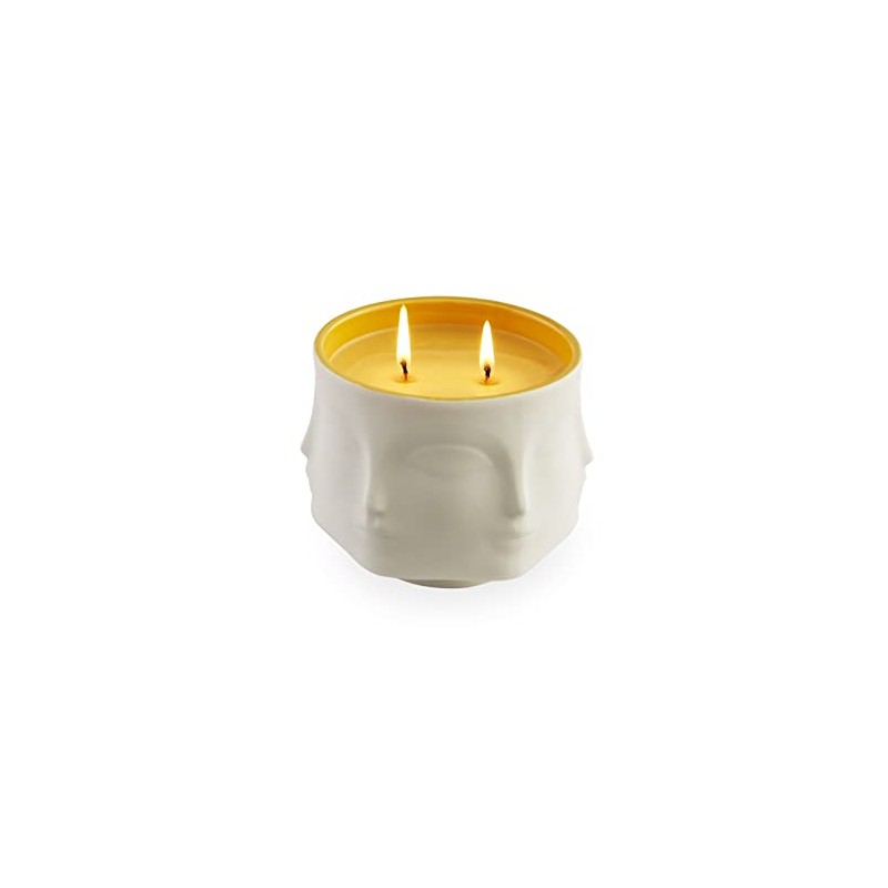 Jonathan Adler Muse Couleur Pamplemousse Candle, White/Yellow 5 25 inch