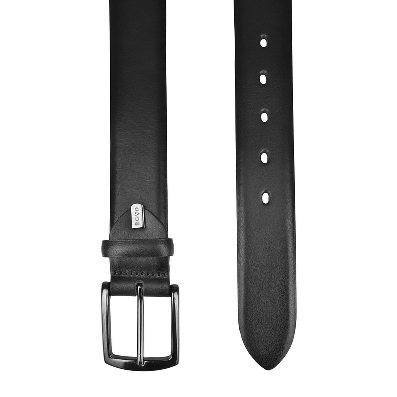 LLOYD Men's Belts Leather Belt Cognac 6835, black