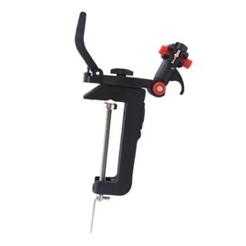 Toysmith Crushable Fishing Rod Holder Adjustable Tripod Fishing Pole Boat Outdoor Boat Stand (Black)