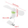 Sichuan 2 in 1 Cooler Type-C Handheld Cooling Fan, Mini