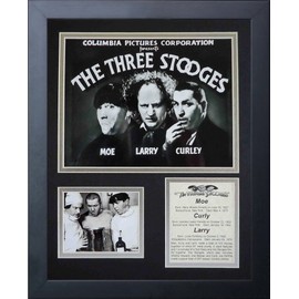 Legends Never Die The Three Stooges Marquee Framed Photo Collage, 11x14-Inch