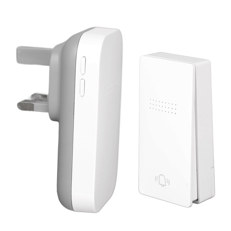 Self Powered Door Bell with Receiver Automatic Ringing Push Button