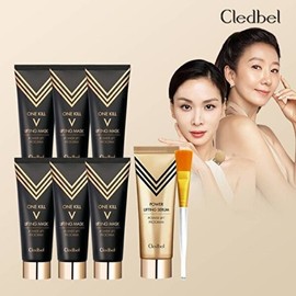 Clédbel Basic Clédbel Gold Lifting Pack 70mlX6+90ml SerumX1+BrushX1 / 끌레드벨 기본 끌레드벨 골드 리프팅팩 70mlX6+90ml 세럼X1+브러쉬x1