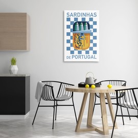 Stupell Industries Portuguese Sardines Can Canvas Wall Art Design by Victoria Barnes