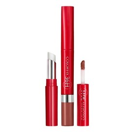 ésika - Colorfix Duo Tattoo 36h Nude Cocoa 2.6 ml, 36 Horas de Color e Hidratación, Labial Cero Transferencia, con Aplicador y Bálsamo, Labial de Larga Duración, Bálsamo con Manteca de Karité