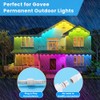 Permanent Outdoor Lights Extension Cable for Govee,Waterproof Extension Cord Compatible