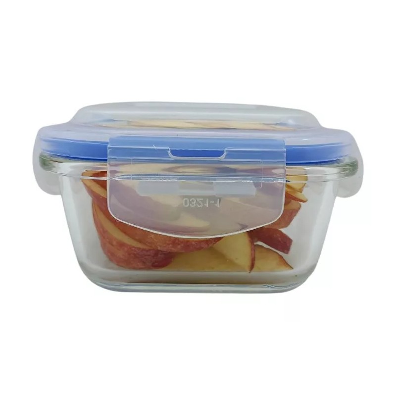 Anforama Recipiente Hermético Contenedor Cocina Comida 2 Piezas 800ml