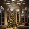 LED Rotating Tree Topper Light Projector with 6 Slides -