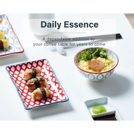 ONEMORE 10 oz Porcelain Cereal Bowls Set of 6 - Ceramic Bowls for Soup, Ice Cream, Breakfast - Microwavable Dishwasher & Oven Safe, Small Dinner Bowls, Stackable Artistic Bowls- Assorted Colors