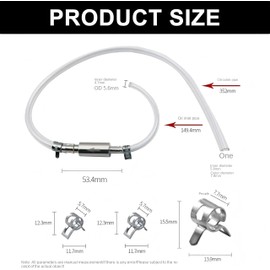 Vayfoni Universal Brake Bleeding Kit – Hydraulic Brake Bleeder Tool with One-Way Valve – Durable Rubber Hose for Clutch & Brake Bleeding on Cars, Motorcycles & Electric Bicycles