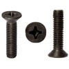 M5 (5mm x 100mm) Black Zinc Flake Phillips Countersunk Machine
